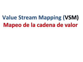 Value Stream Mapping (
 