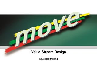 Value Stream Design
Advanced training
 