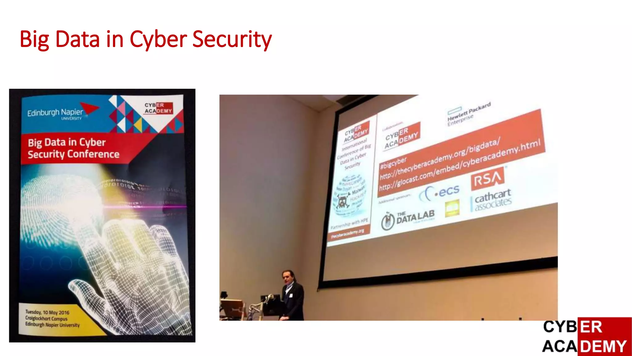 Big Data in Cyber Security
 