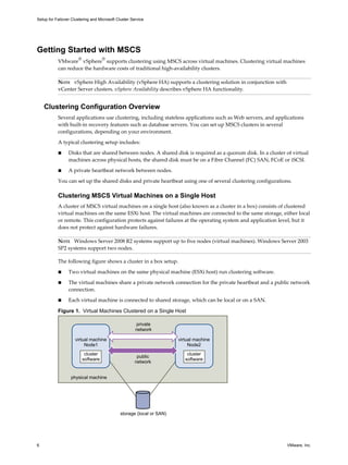 Vsphere esxi-vcenter-server-55-setup-mscs | PDF