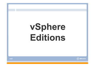 vSphere
       Editions

S-85
 