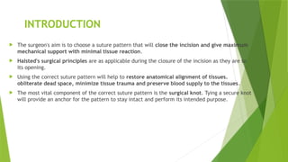 Anchor Incision Pattern Comprehensive Guide to Suture Patterns and Surgical Knots in Veterinary ...