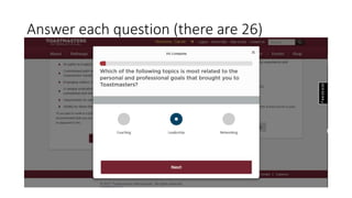 Answer each question (there are 26)
 