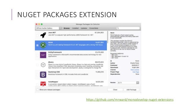 extension packages for visual studio mac extension packages for visual studio mac