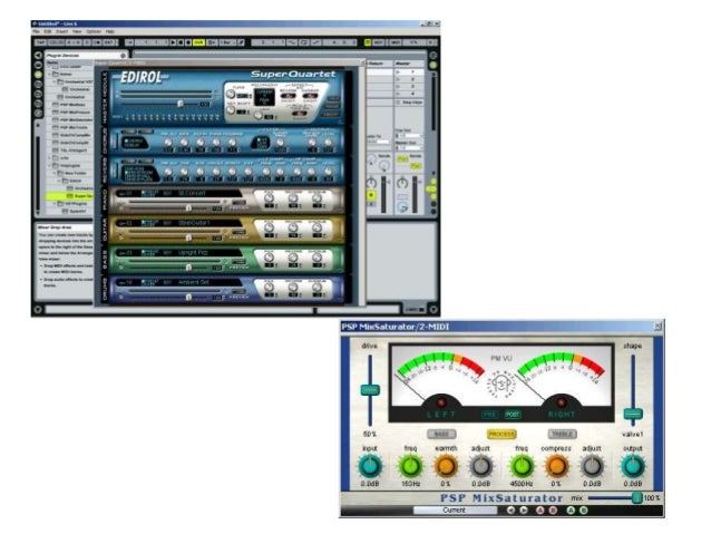Virtual studio technology software