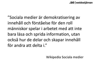 Bra ingång till kunskap om Internet
