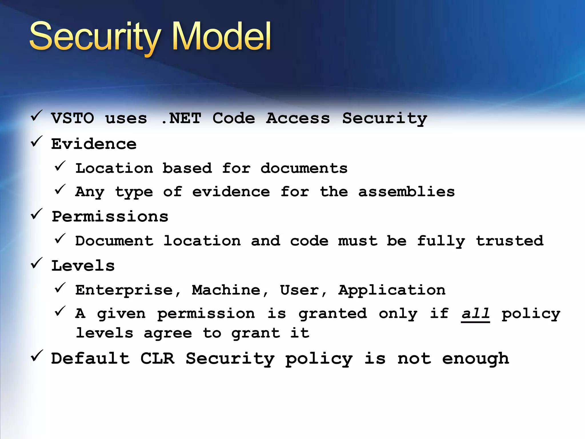 Deployment & Security