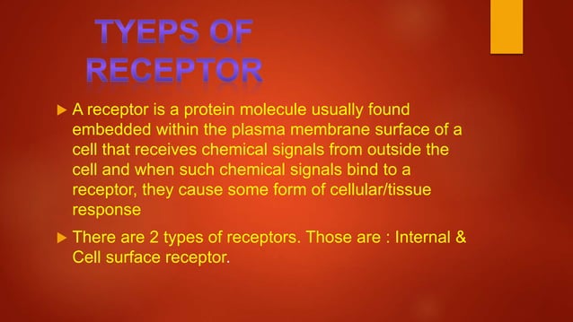 TYPES OF CELL SIGNALING RECEPTORS | PPTX | Endocrine and Metabolic ...