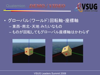 VSUG Leaders Summit 2008:SNUMA