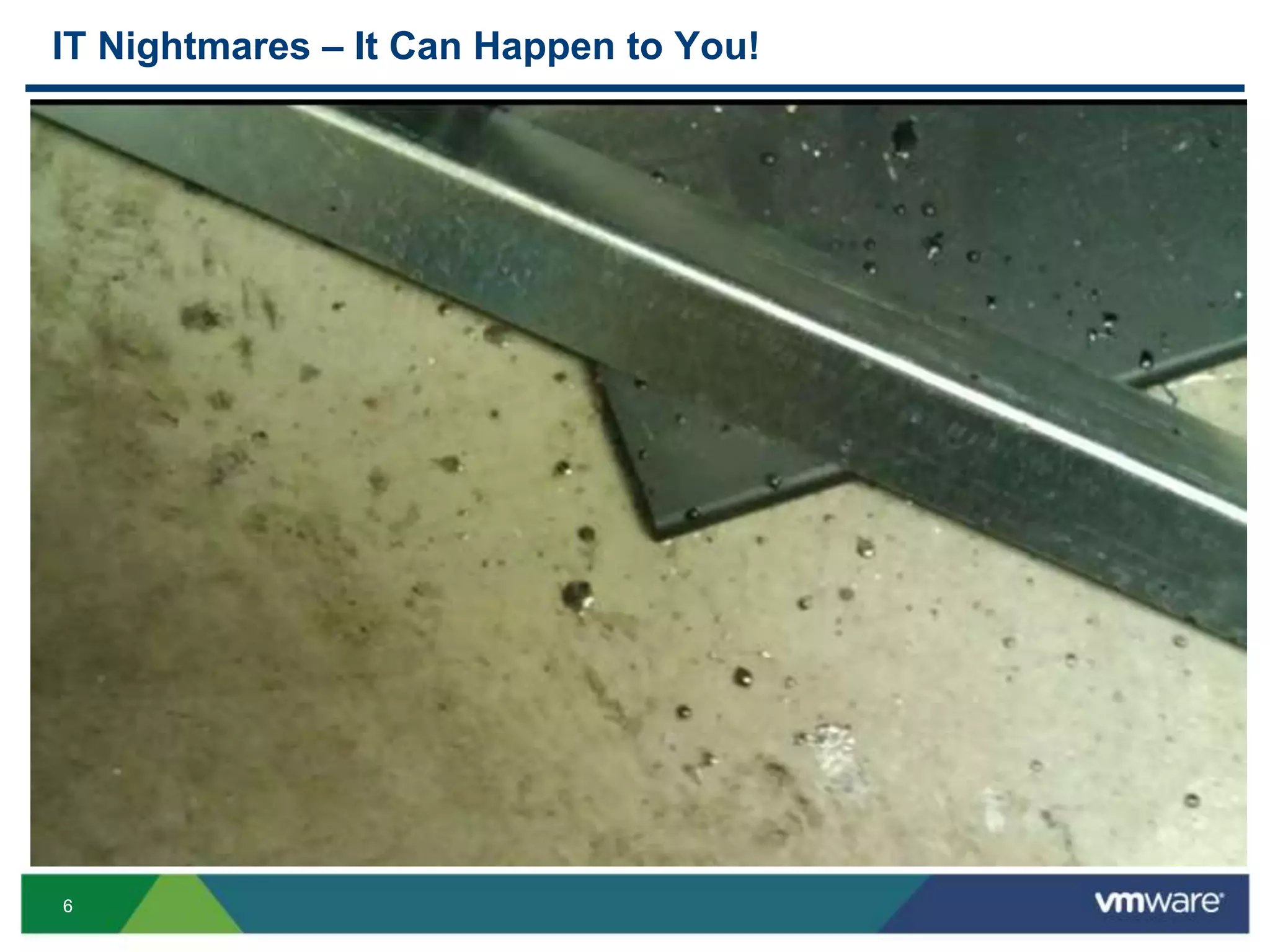 66
IT Nightmares – It Can Happen to You!
 