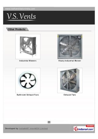 Other Products:




         Industrial Blowers    Heavy Industrial Blower




       Bathroom Exhaust Fans        Exhaust...