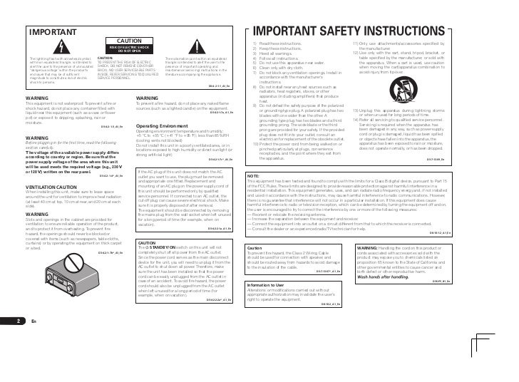 Vsx 52 operating-instructions051911