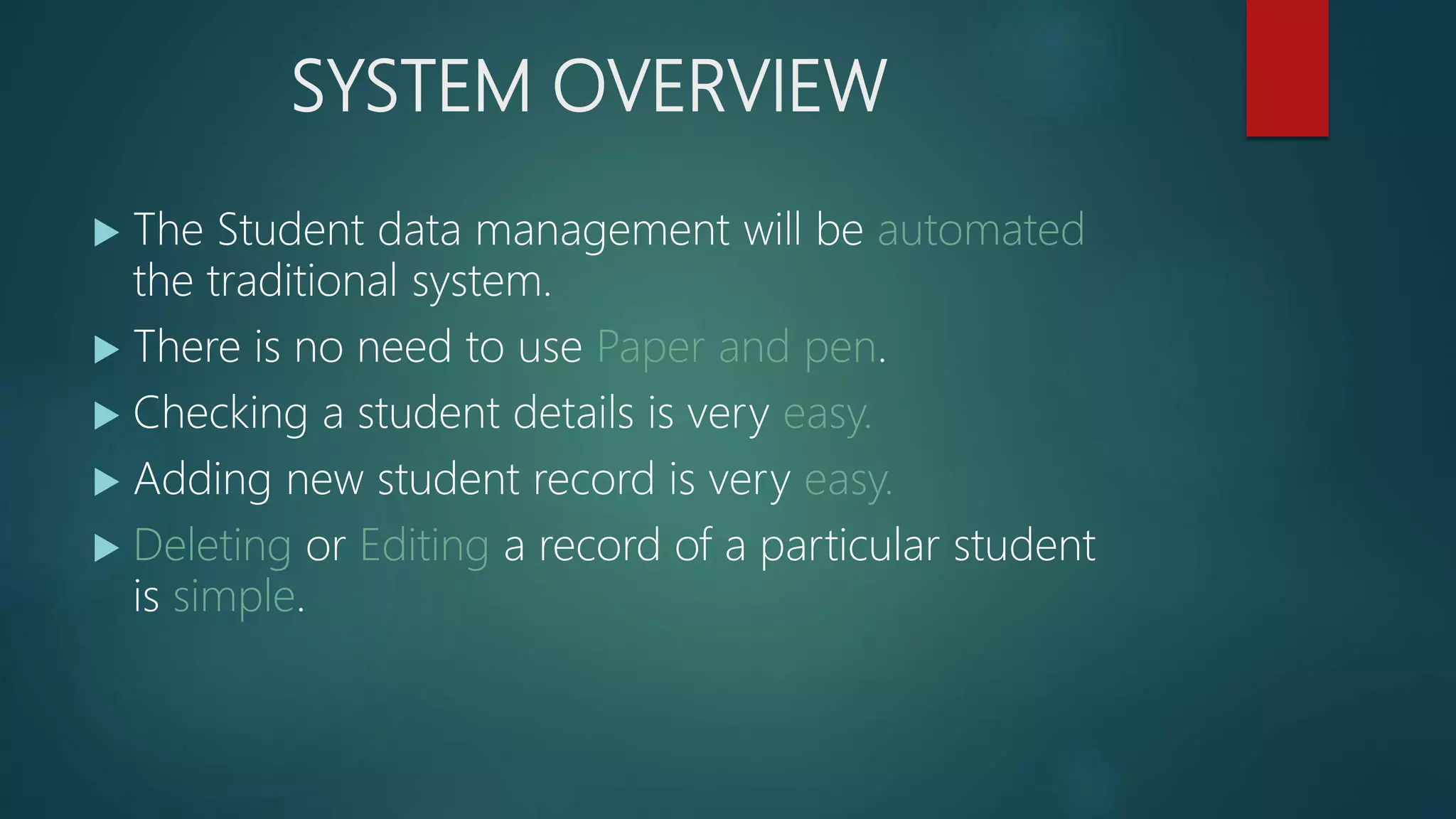 Student Management System | PPTX