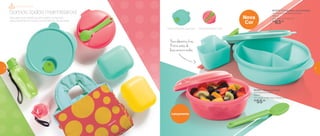 Seja pela praticidade ou pelo sabor, a marmita
está presente em todos os momentos do dia a dia.
Somos todos marmiteiros!
Lançamento
803072 | Cristalwave com Divisórias
Acompanha bandeja removível
900ml
21,5 diâm. X 5,7 alt. (cm)
R$
63,00
802841 | Marmitup Snack
Acompanha colher
600ml
17,1 comp. X 16,5 larg. X 7,9 alt. (cm)
R$
55,00
Nova
Cor
Para refeições quentes Para alimentos frios
Para alimentos frios.
Retire antes de
levar ao micro-ondas
Mania de Marmita
4 5
 