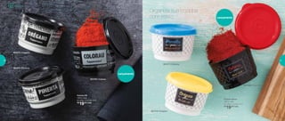 803193 | Colorau
Potinho PB
140ml cada
8,3 diâm. X 5,3 alt. (cm)
R$
19,00 cada
801876 | Pimenta
801875 | Orégano
801377 | Pimenta
801379 | Orégano
803326 | Colorau
Potinho Bistrô
140ml cada
8,3 diâm. X 5,3 alt. (cm)
R$
19,00 cada
Lançamento
Lançamento
Organiza sua cozinha
com estilo
Armazenar
36 37
 