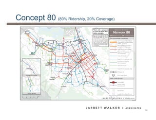 Concept 80 (80% Ridership, 20% Coverage)
36
 