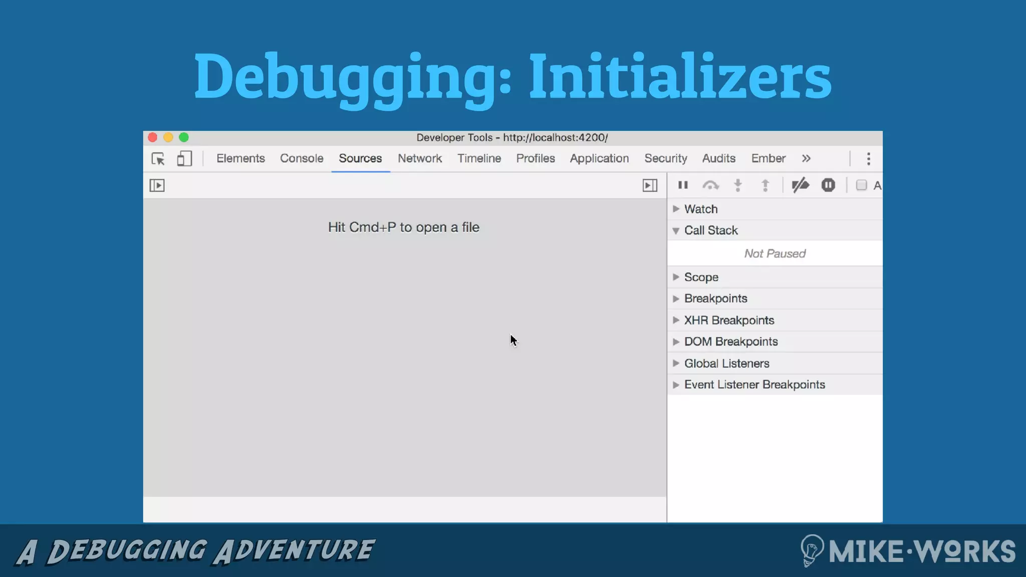 Debugging: Initializers
 