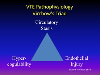 Vipoma Triad Venous Thrombosis Emboli disease and how to manage it | PPTX