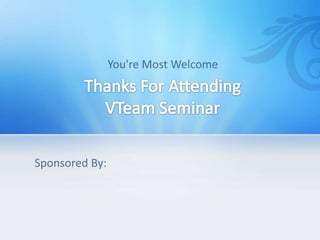 V team final seminar
