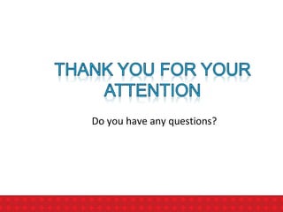 Do you have any questions?
 