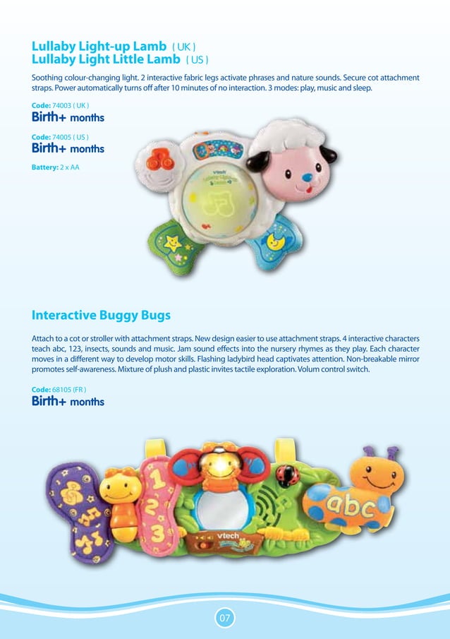 Vtech Catalog 2012