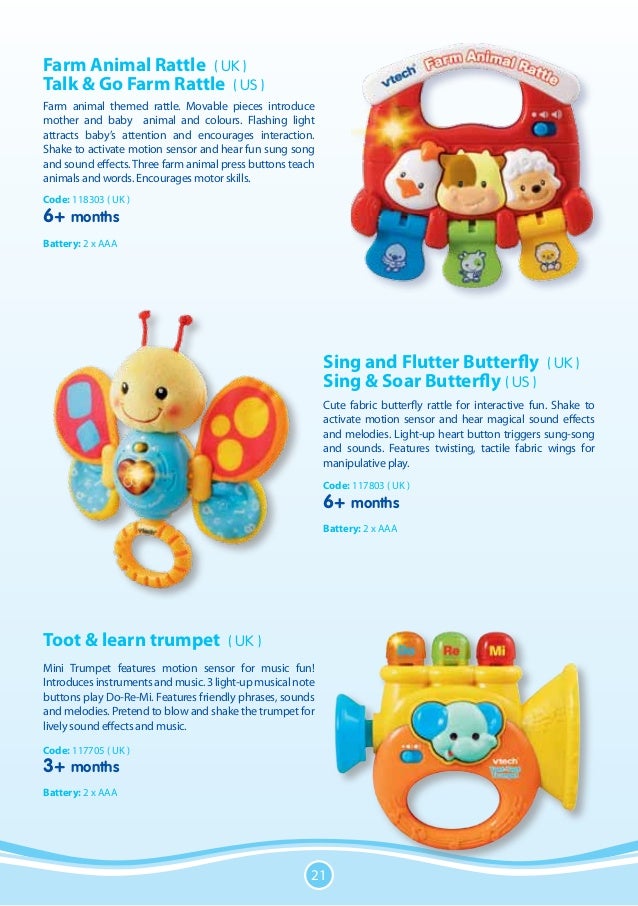 vtech talk and go farm rattle