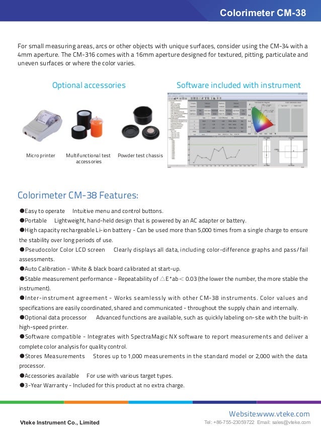 Vteke Color Meter color difference measurement tool