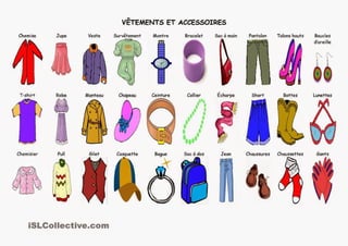 Vêtements et accessoires