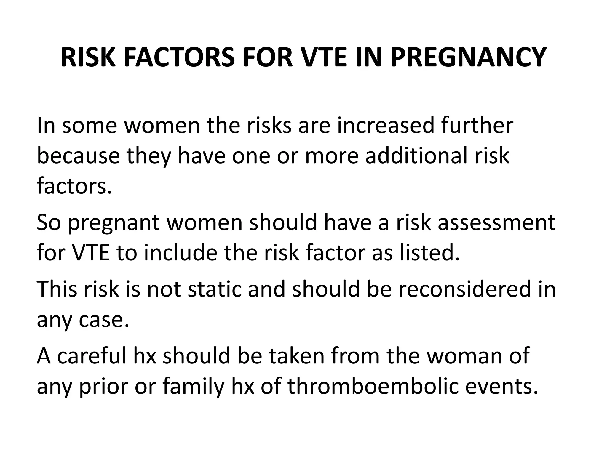 Venous thromboembolism of pregnancy | PPTX