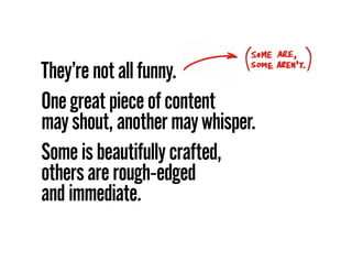 The Other C Word: What makes great content marketing great