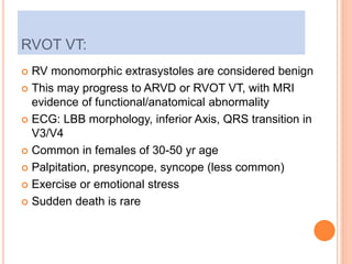 VT in structurally normal heart | PPTX