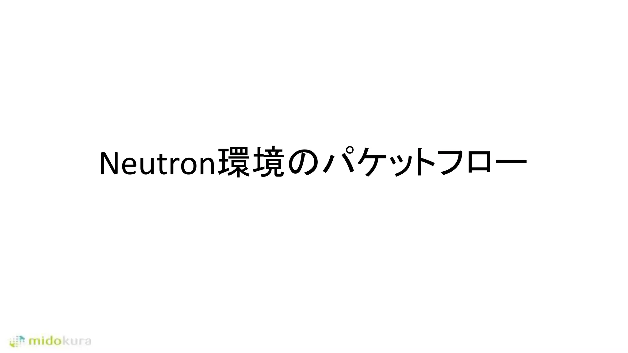 Neutron環境のパケットフロー
 