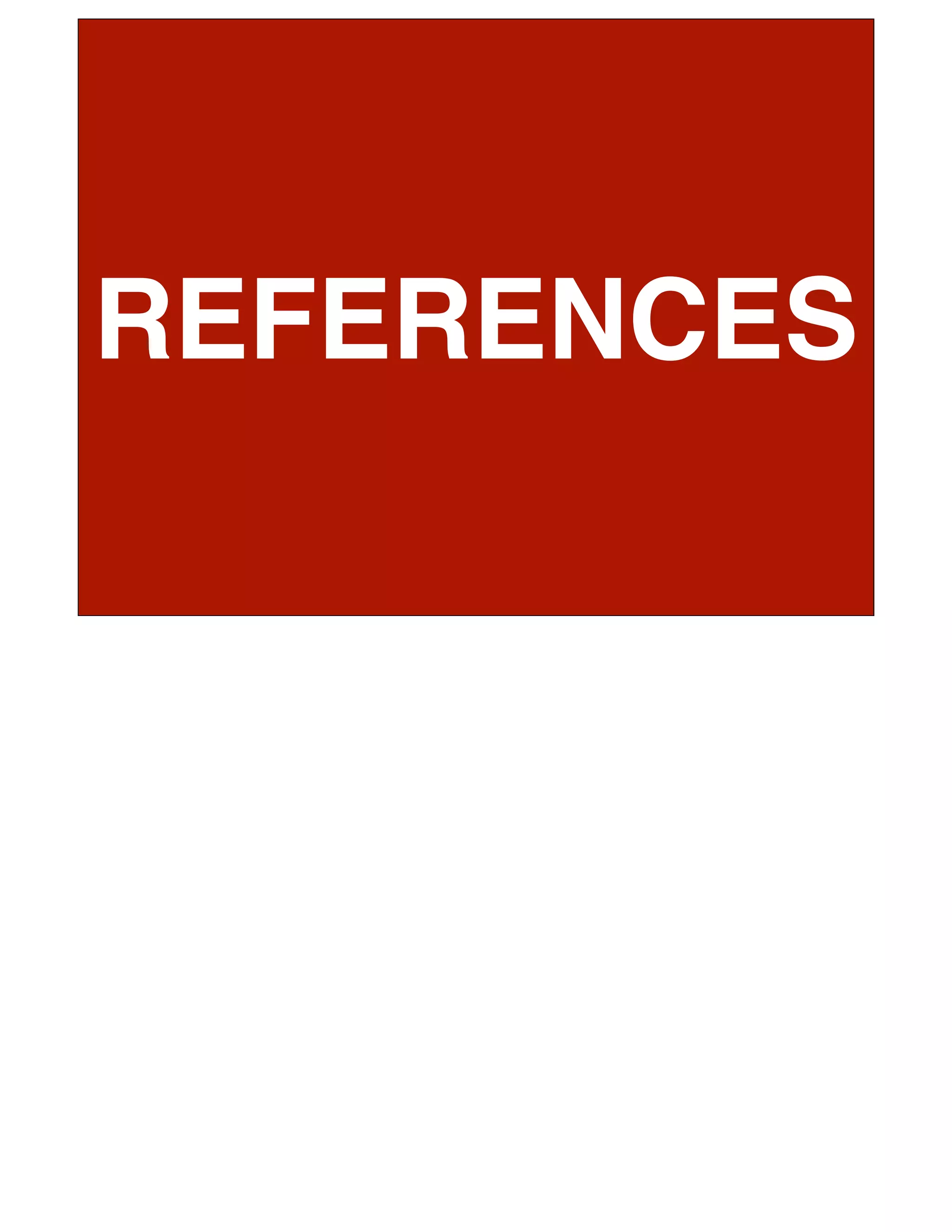 REFERENCES
 