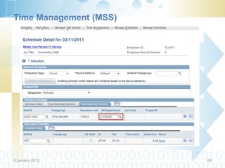 Time Management (MSS)




9 January 2013          64
 