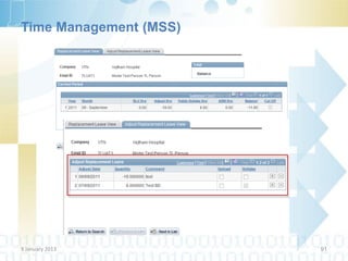 Time Management (MSS)




9 January 2013          91
 