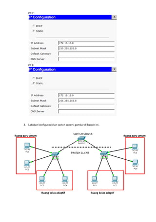 Vtp(server master)topologi real | PDF