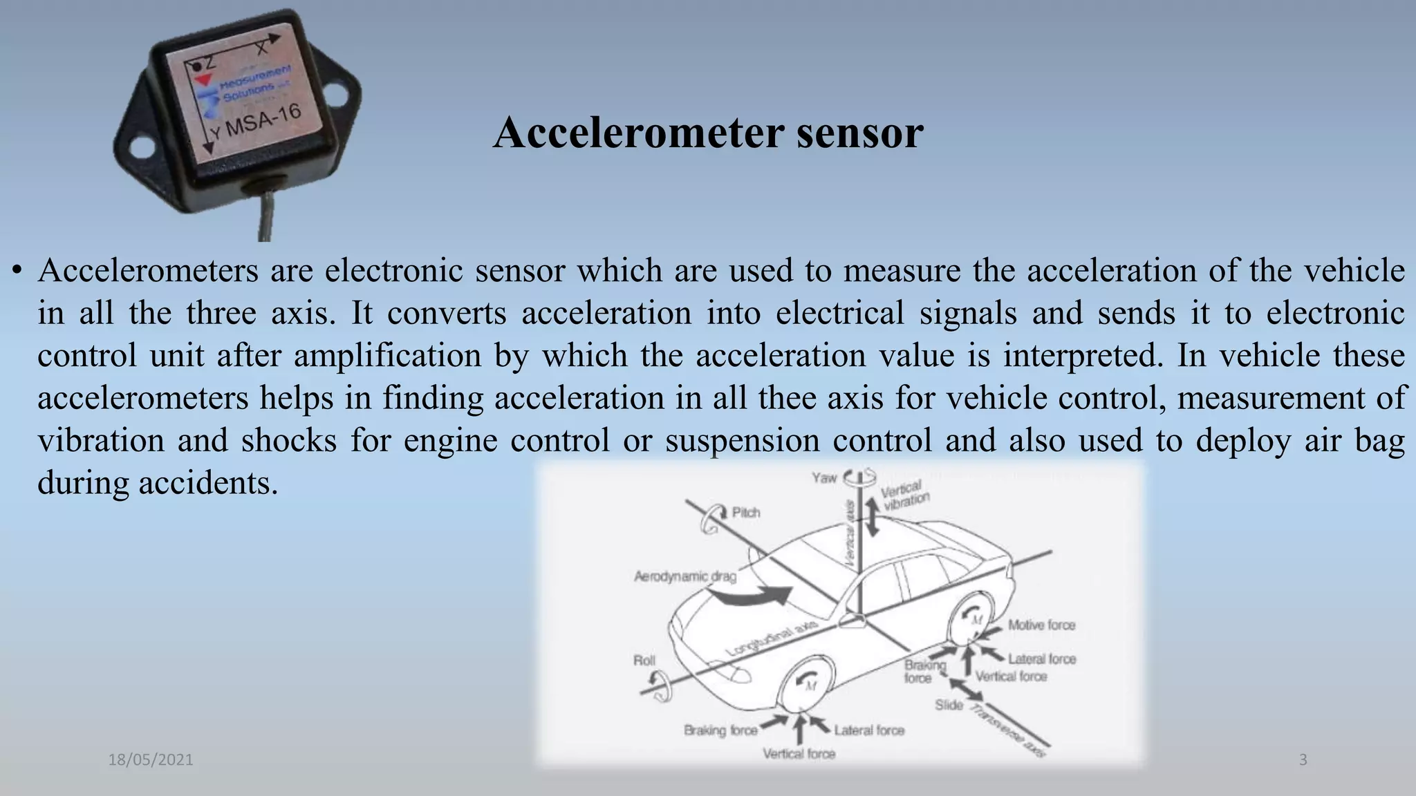 Accelerometer sensor | PPT