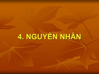 4. NGUYÊN NHÂN
 