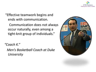 Transformed operational effectiveness through  higher level Leadership & Management competencies