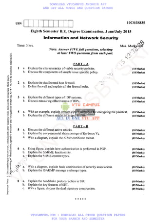 DOWNLOAD VTUCAMPUS ANDROID APP
AND GET ALL NOTES AND QUESTION PAPERS
VTUCAMPUS.COM : DOWNLOAD ALL OTHER QUESTION PAPERS
FOR YOUR BRANCH AND SEMESTER
VTU
N
O
TESBYSR
I
 