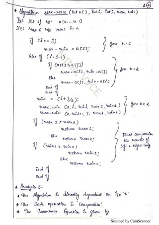 VTU Algorithms Notes CBCS (DAA Notes) by Nithin, VVCE | PDF