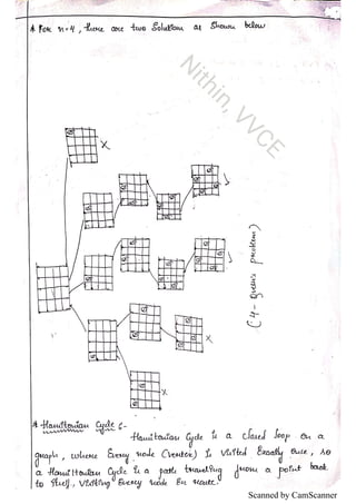 VTU Algorithms Notes CBCS (DAA Notes) by Nithin, VVCE | PDF