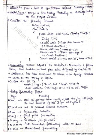 VTU C-sharp & .net programming notes by Nithin, VVCE, Mysuru | PDF