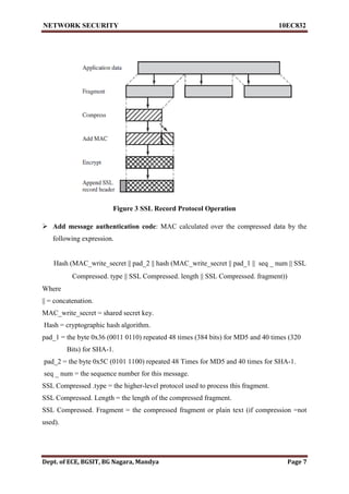 Vtu network security(10 ec832) unit 5 notes. | PDF