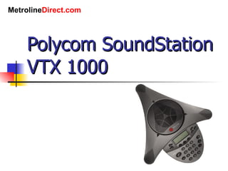 Polycom SoundStation VTX 1000 
