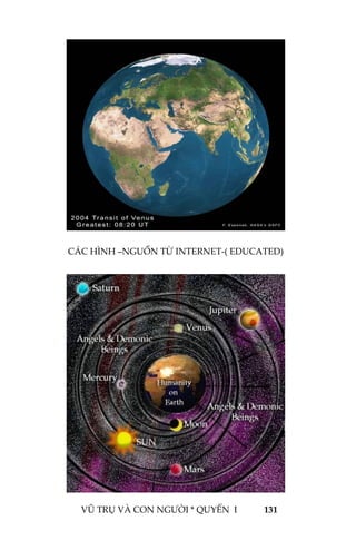  
 
VŨ TRỤ VÀ CON NG
 
 
 
 
 
 CÁC HÌNH –NGUỒN TỪ INTERNET‐( EDUCATED)
ƯỜI * QUYỂN  I            131 
 
 
 
 