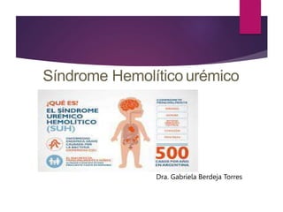 Síndrome Hemolítico urémico
Dra. Gabriela Berdeja Torres
 
