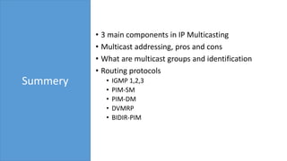 IP Multicasting | PPTX