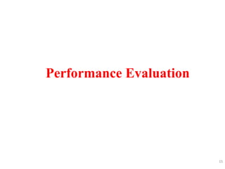 Performance Evaluation
15
 
