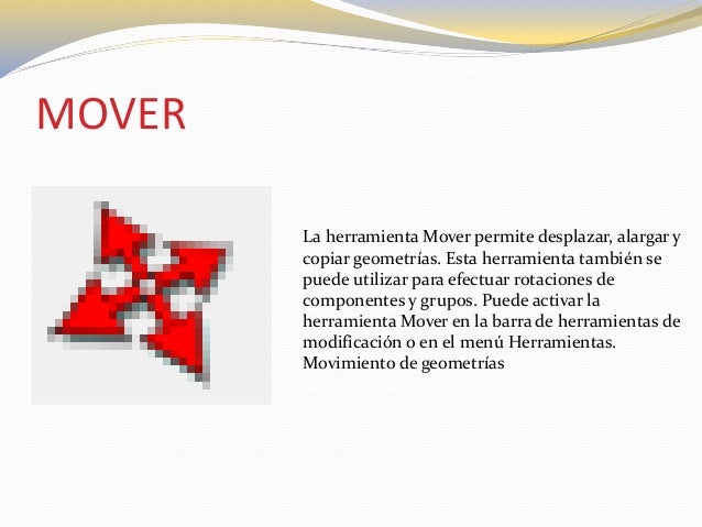 Resultado de imagen para herramientas mover sketchup